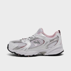 New Balance Toddler's 530 White / Silver - Pink