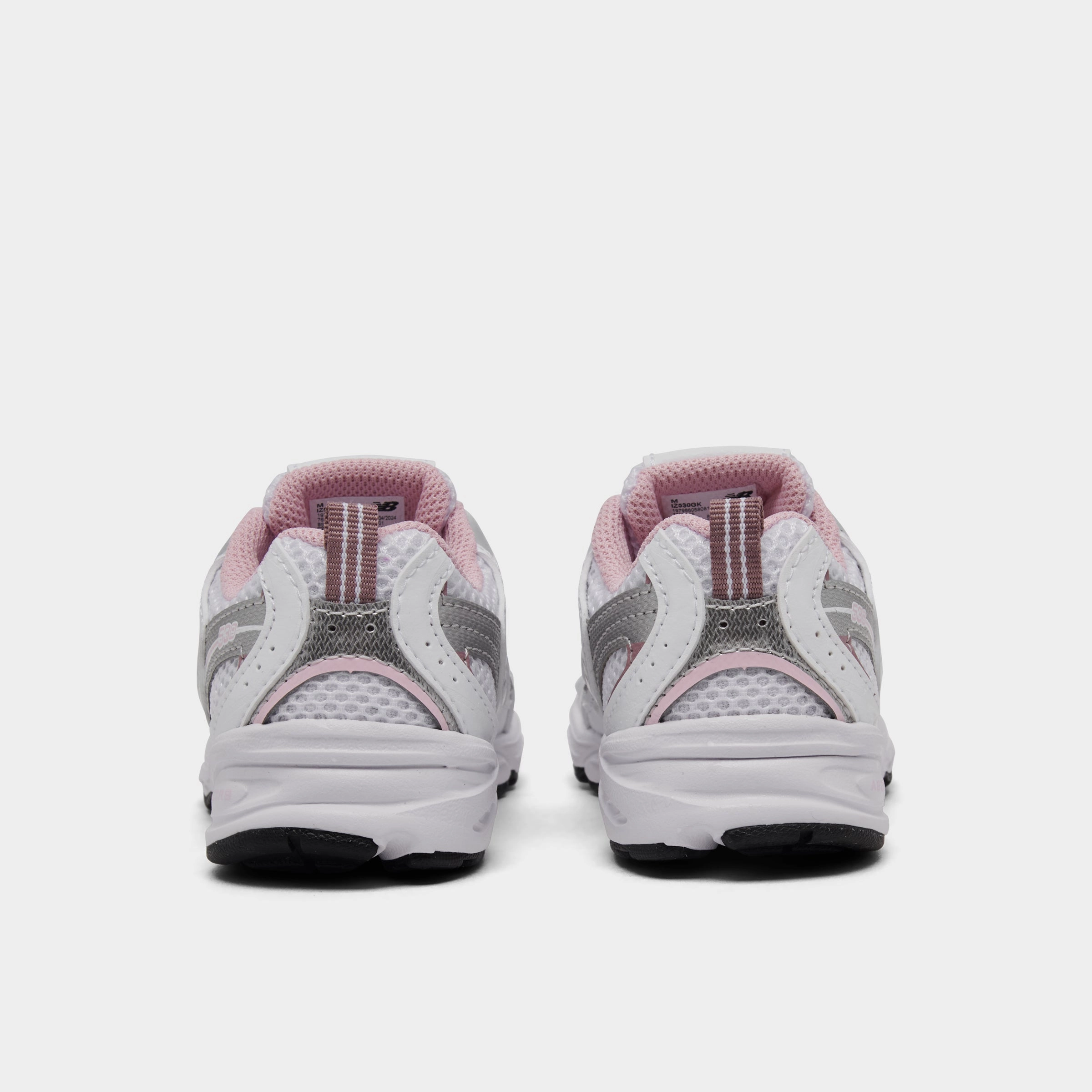 New Balance Toddler's 530 White / Silver - Pink