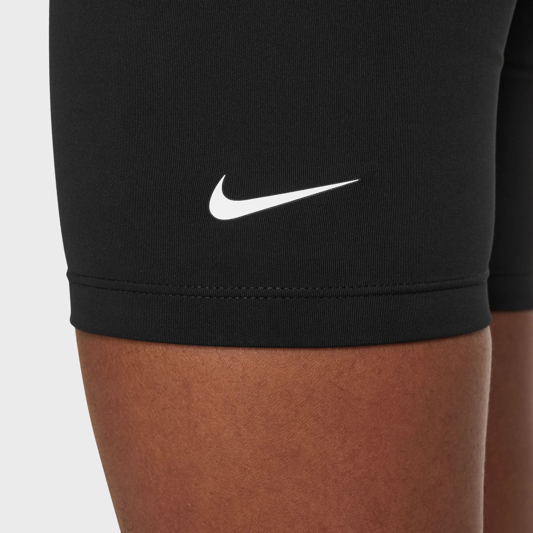 Nike Junior Girls' One Dri-Fit Bike Shorts Black / White