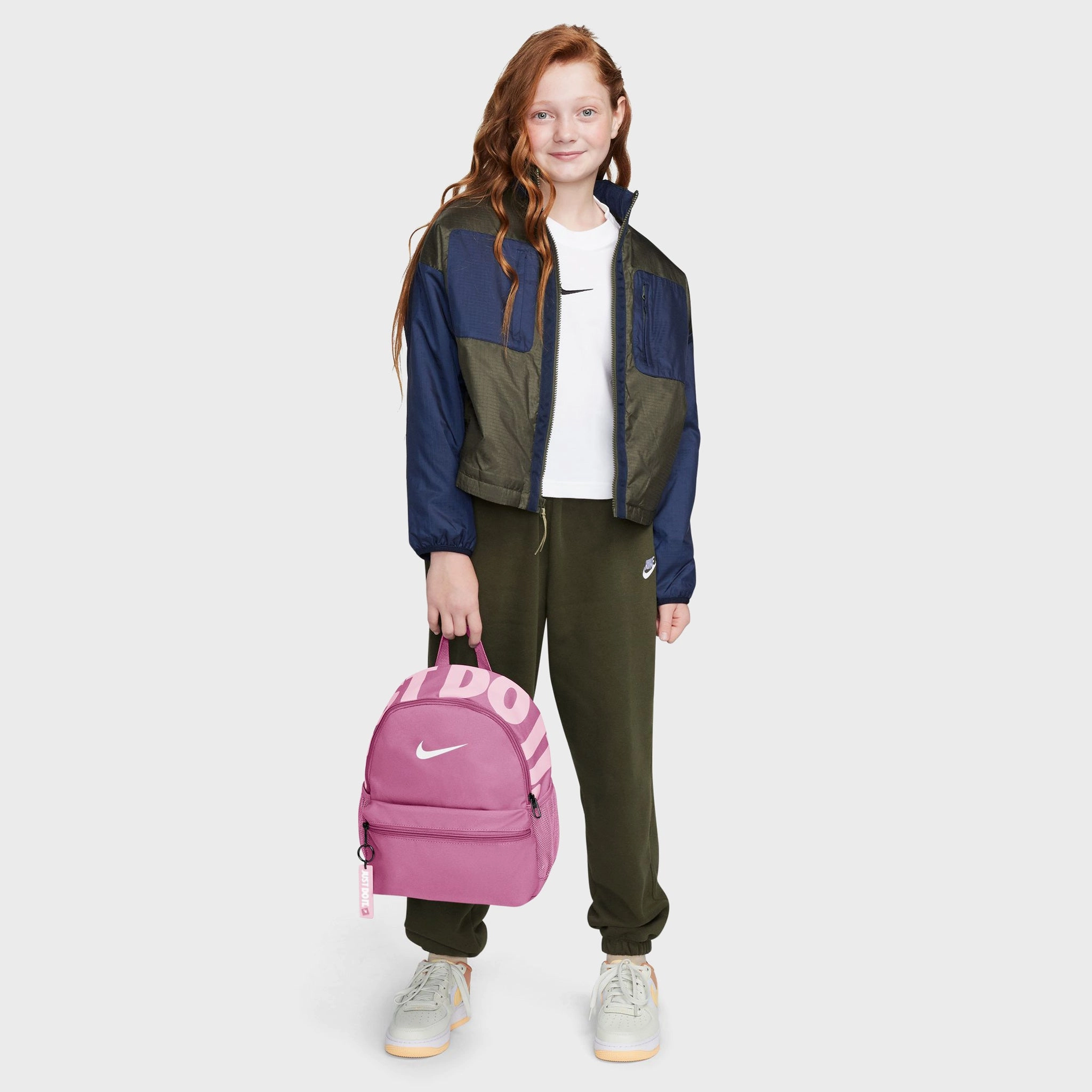 Nike Juniors' Brasilia Backpack Magic Flamingo / White