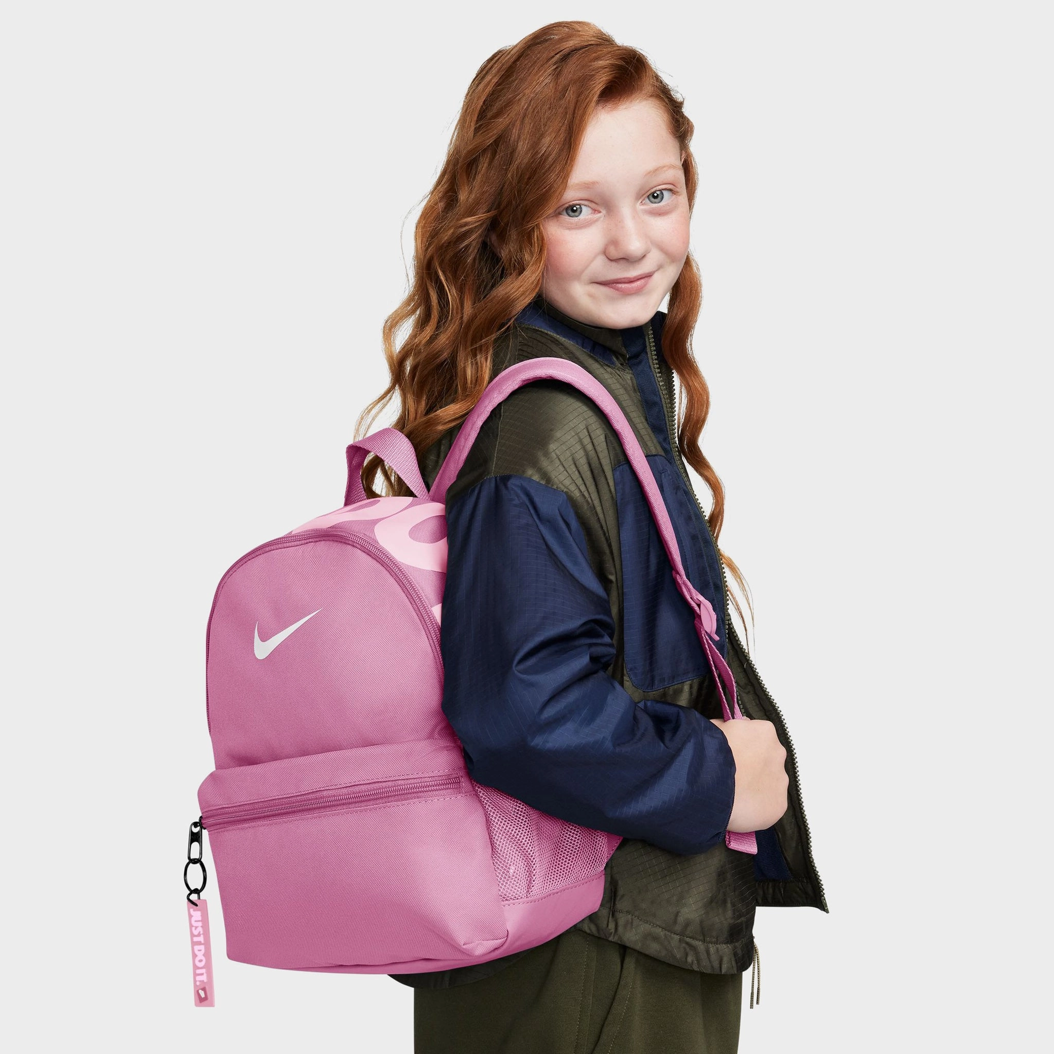 Nike Juniors' Brasilia Backpack Magic Flamingo / White