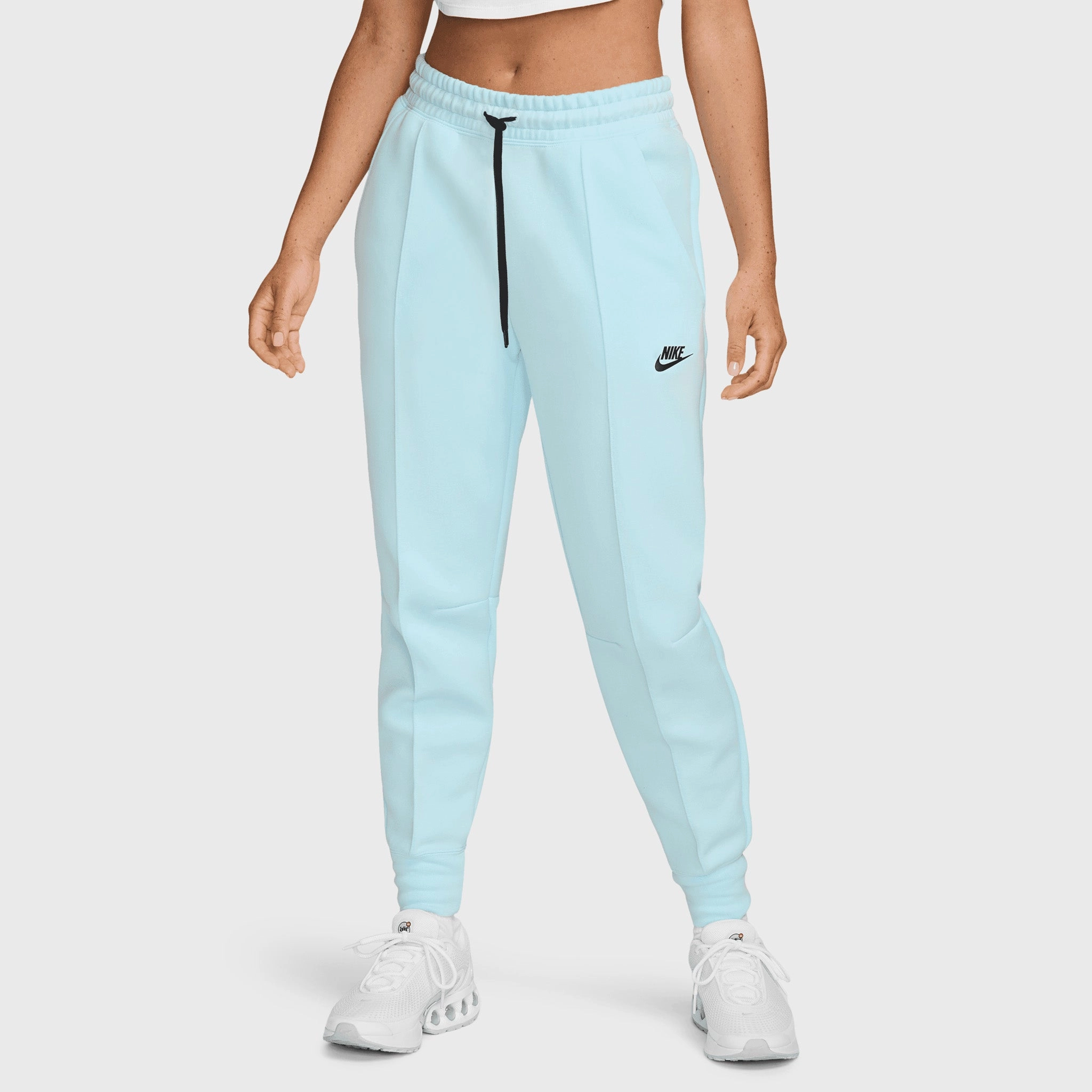 Nike Sportswear Women's Tech Fleece Mid-Rise Joggers Glacier Blue / Black