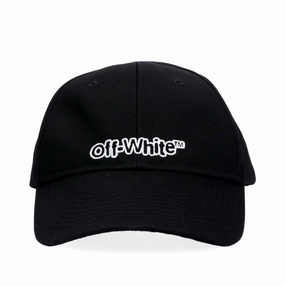 Off-White Logo Embroidered Curved Peak Baseball Cap