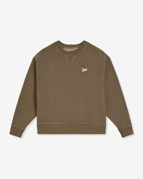 PATTA CLASSIC WASHED CREWNECK - MOREL