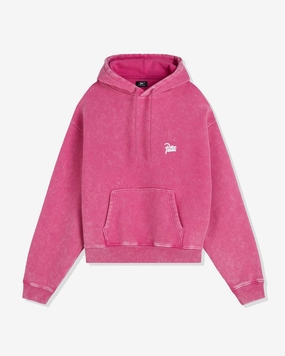 PATTA CLASSIC WASHED HOODIE - FUSCHIARED