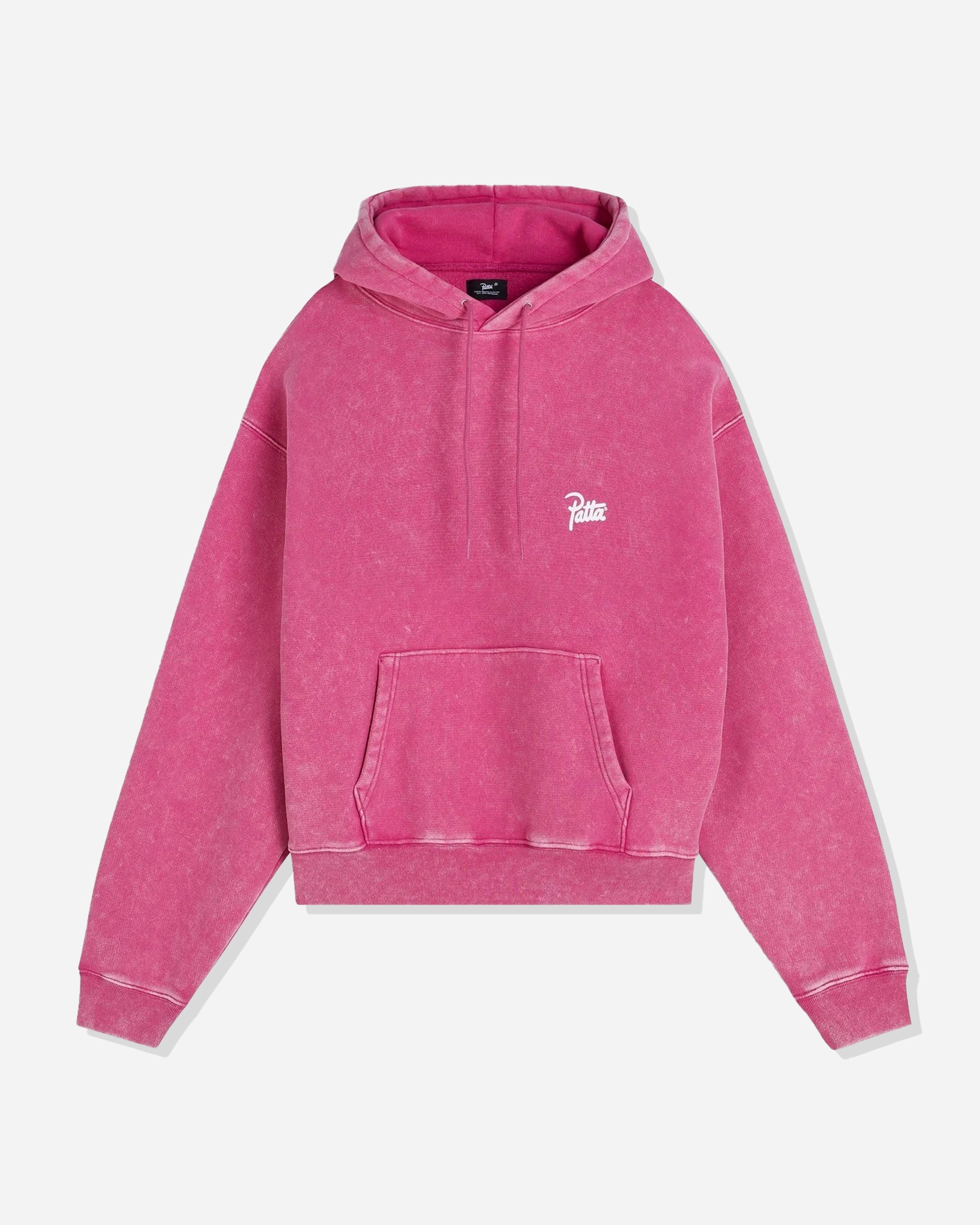 PATTA CLASSIC WASHED HOODIE - FUSCHIARED