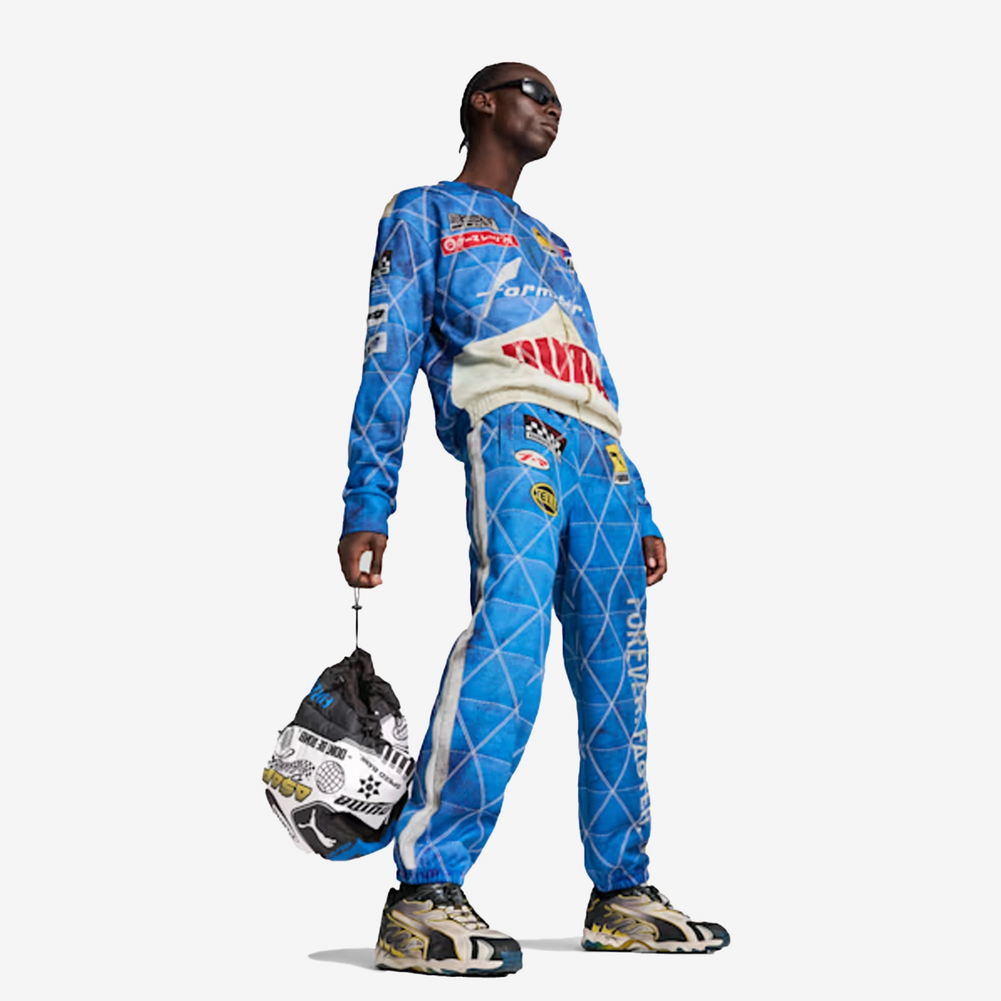PUMA |X A$AP ROCKY QUILTED SWEATSHIRT { CLYDE ROYAL