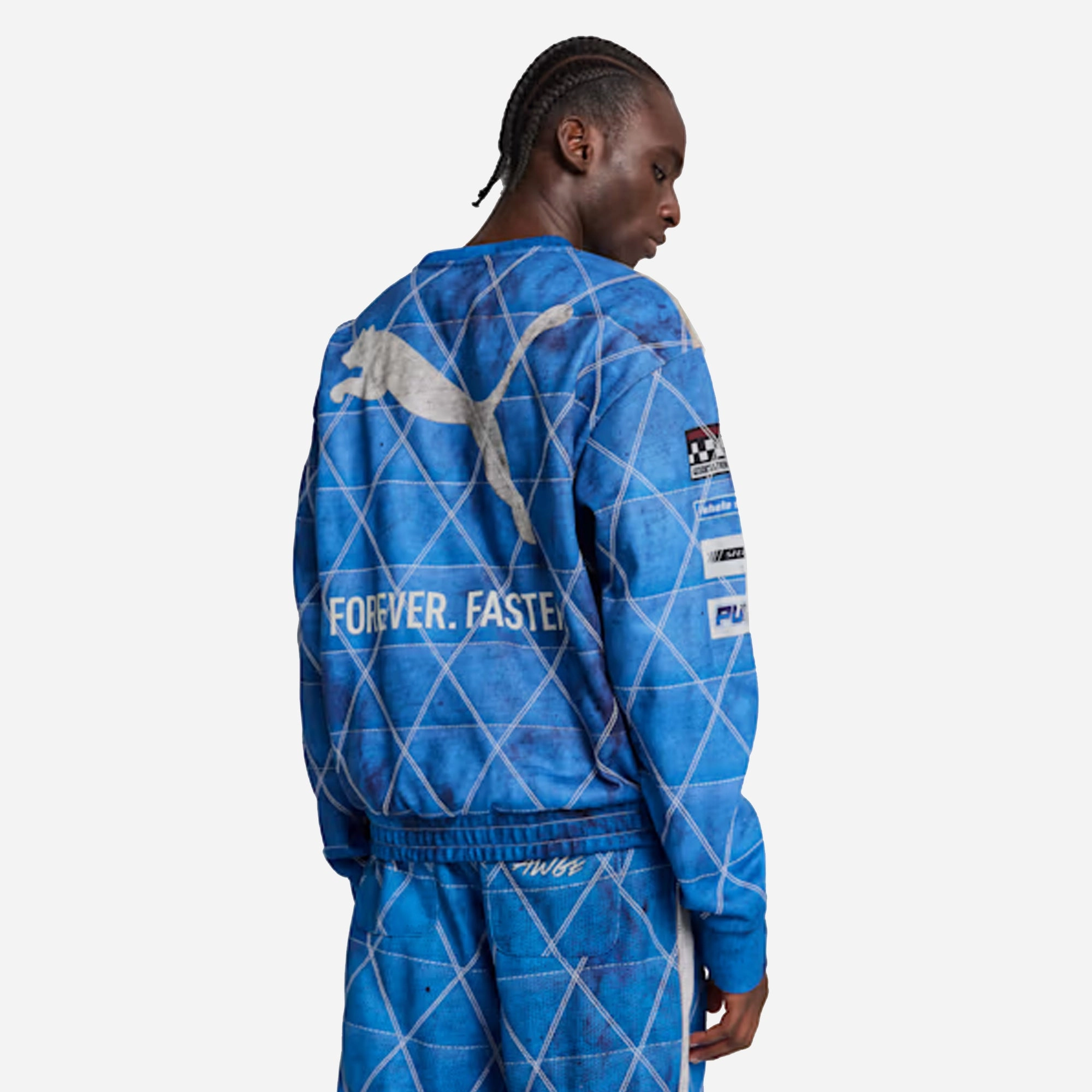 PUMA |X A$AP ROCKY QUILTED SWEATSHIRT { CLYDE ROYAL