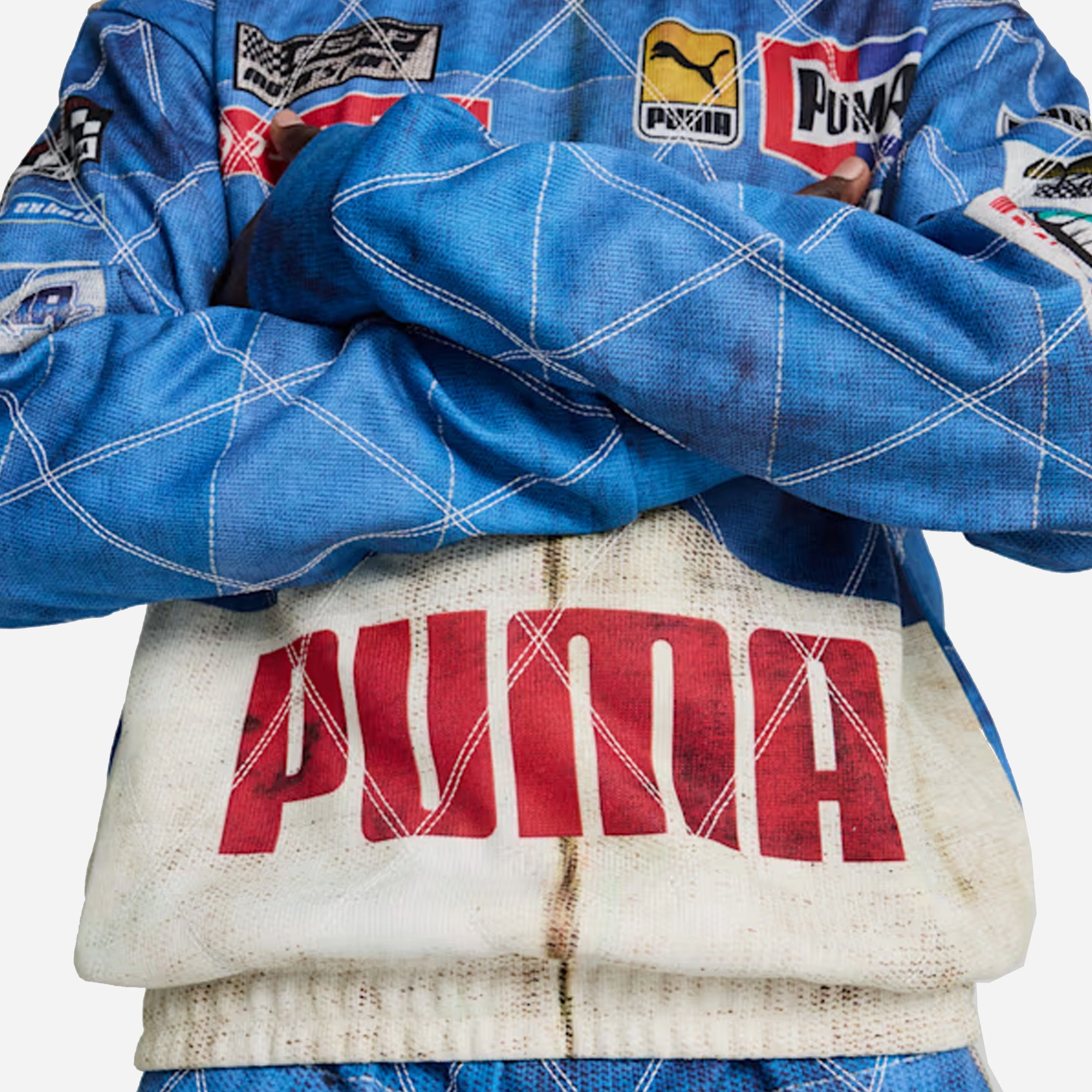 PUMA |X A$AP ROCKY QUILTED SWEATSHIRT { CLYDE ROYAL