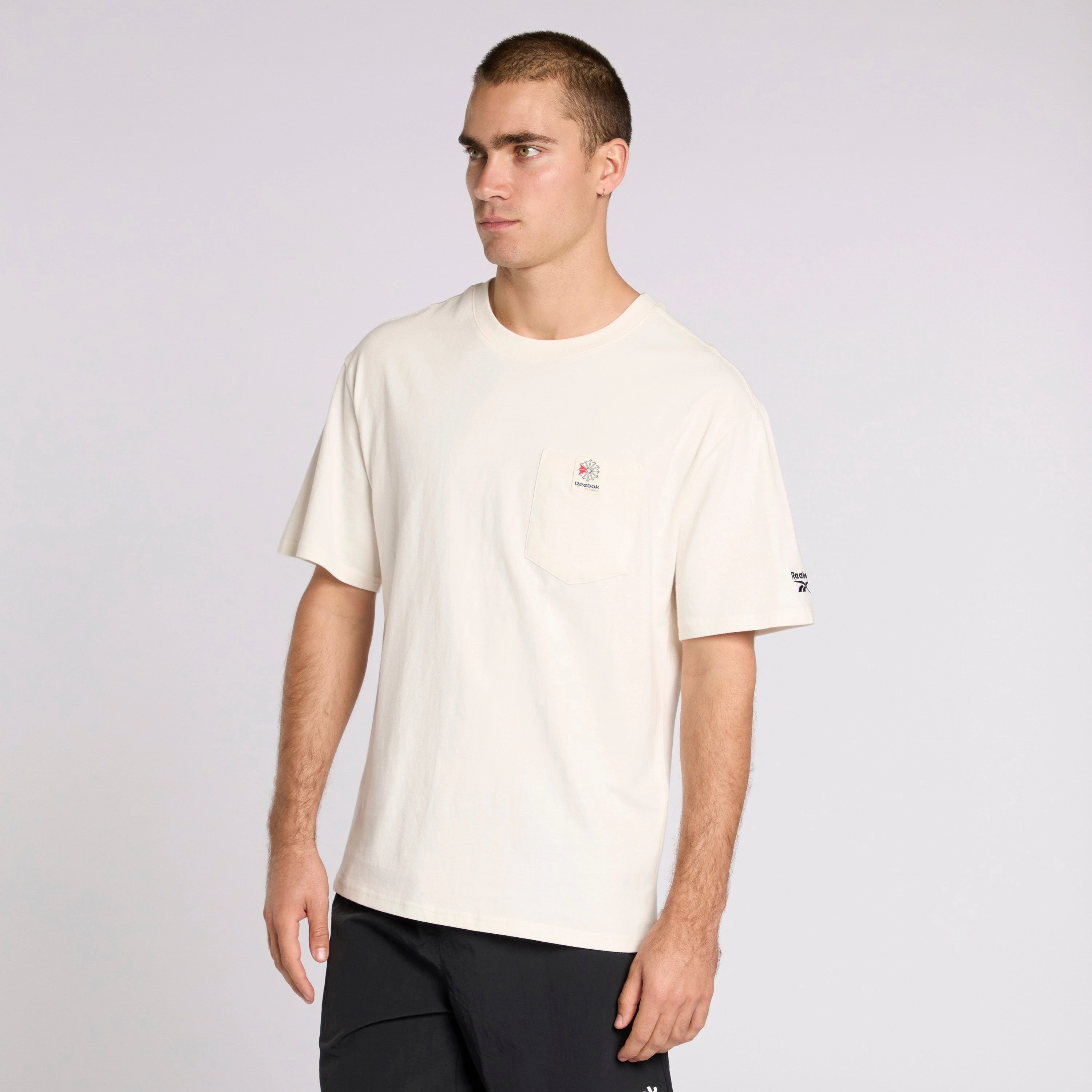 Reebok Classic Tag Tee Chalk