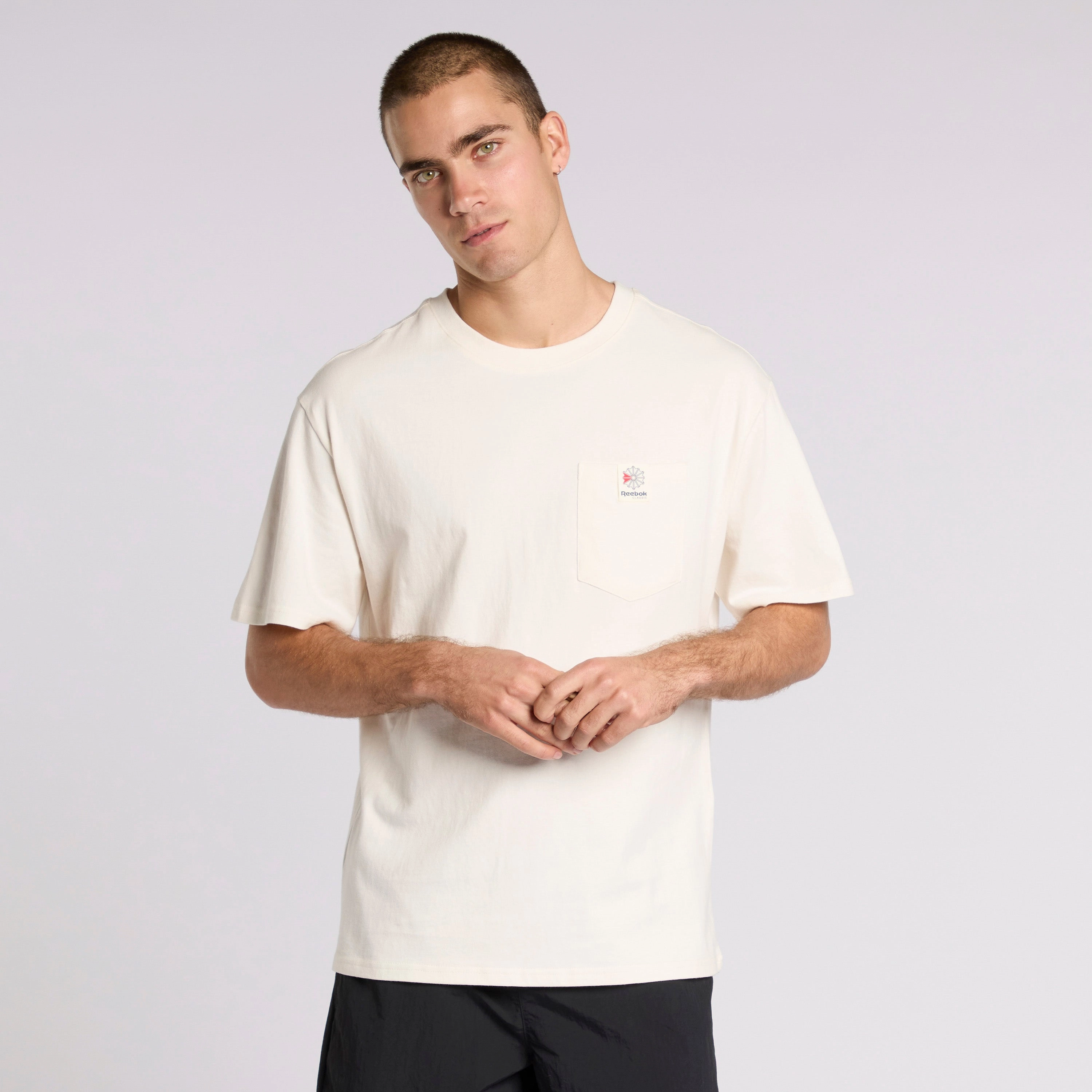 Reebok Classic Tag Tee Chalk