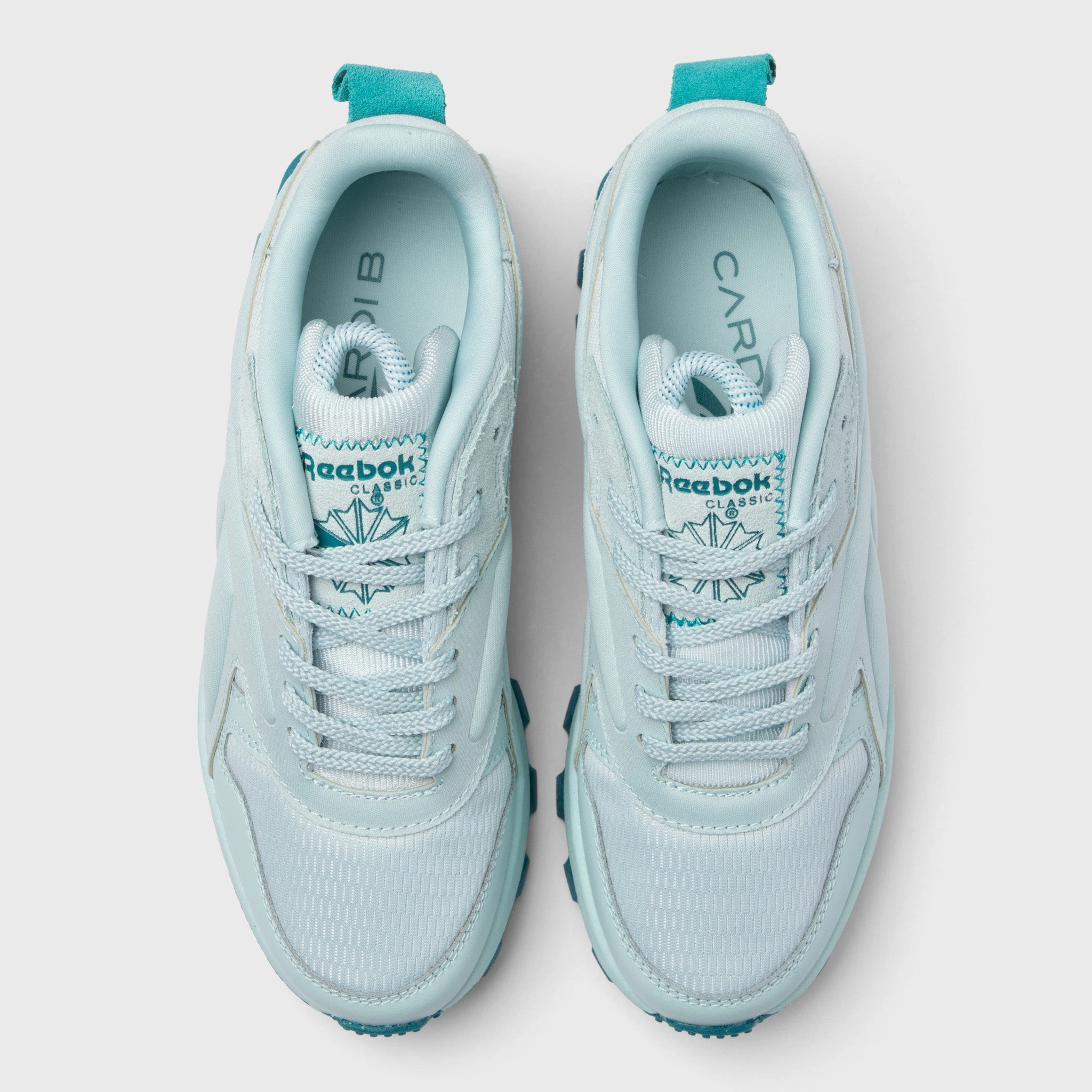Reebok x Cardi B Junior Girls' Classic Leather Cardi V2 / Seaport Teal