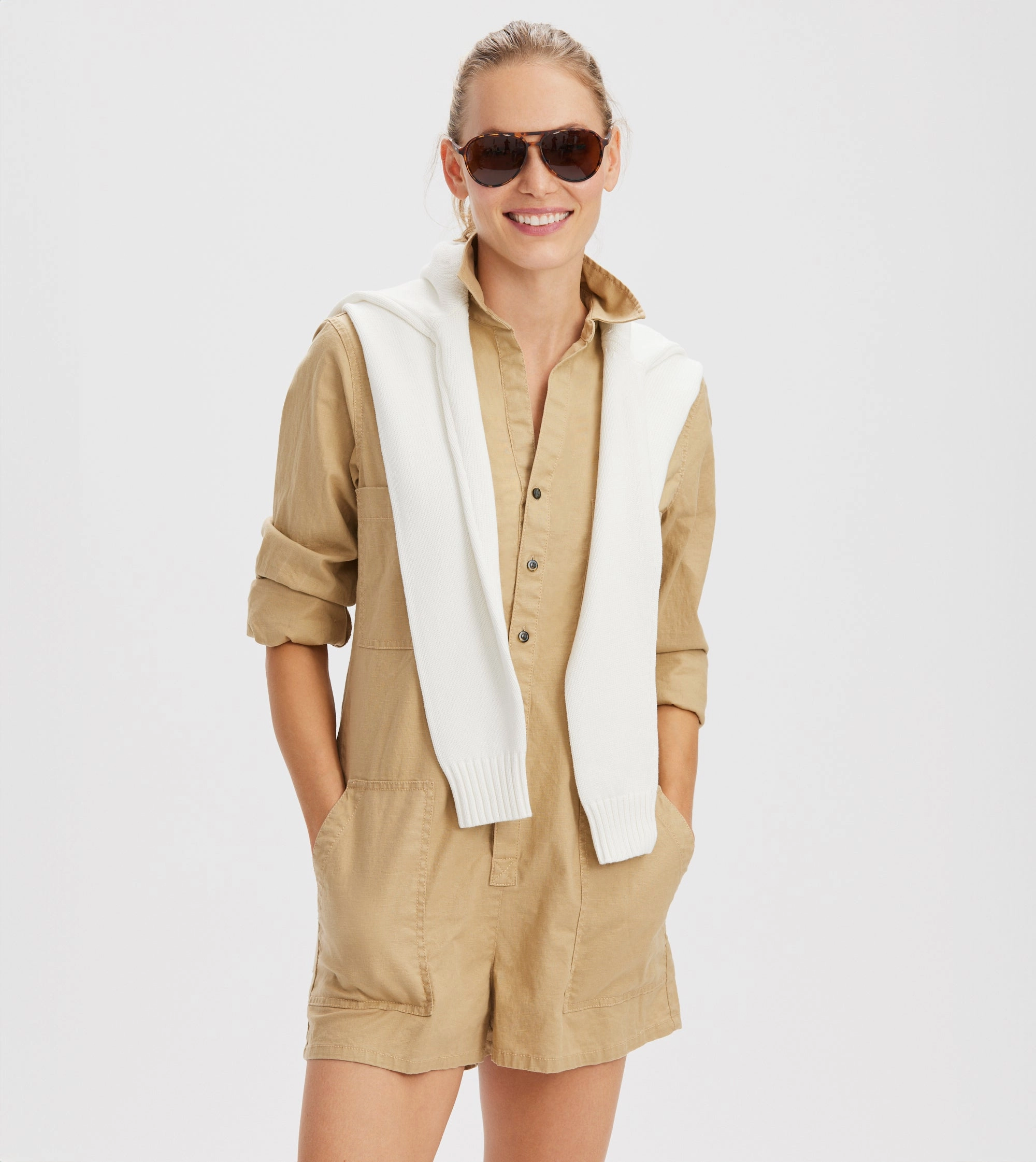 Renwick Linen Blend Playsuit