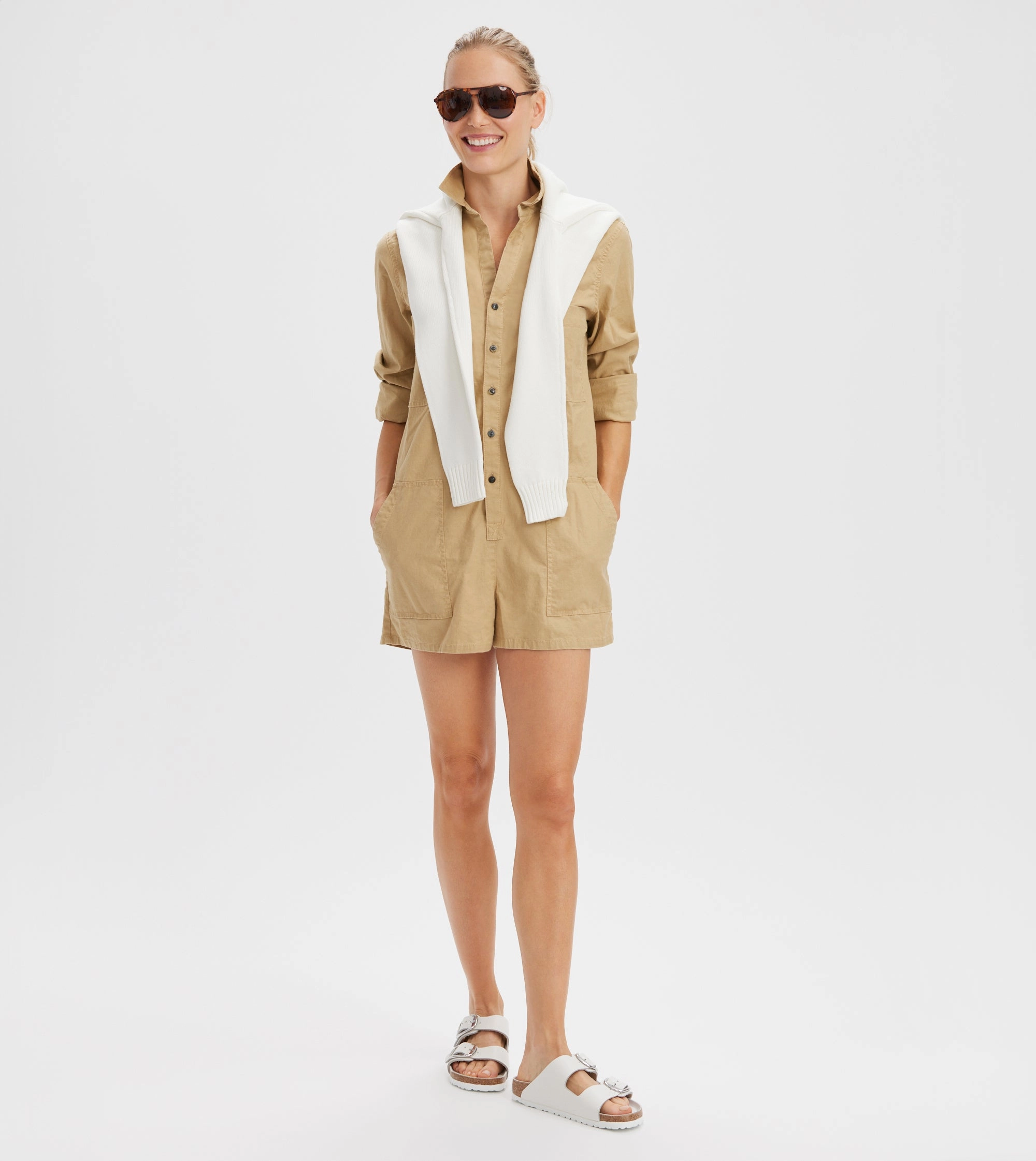Renwick Linen Blend Playsuit