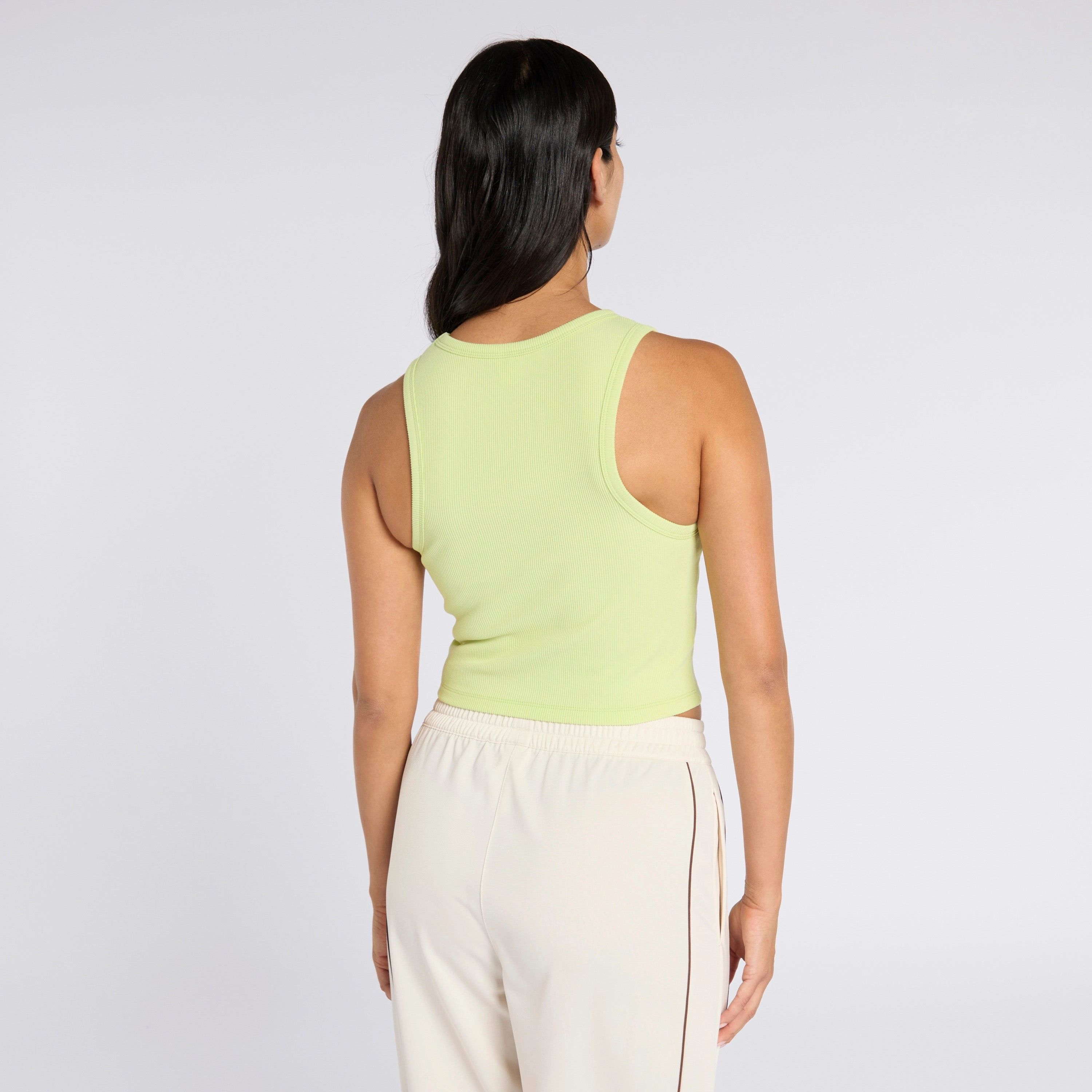 Ribbed Tank Astro Lime