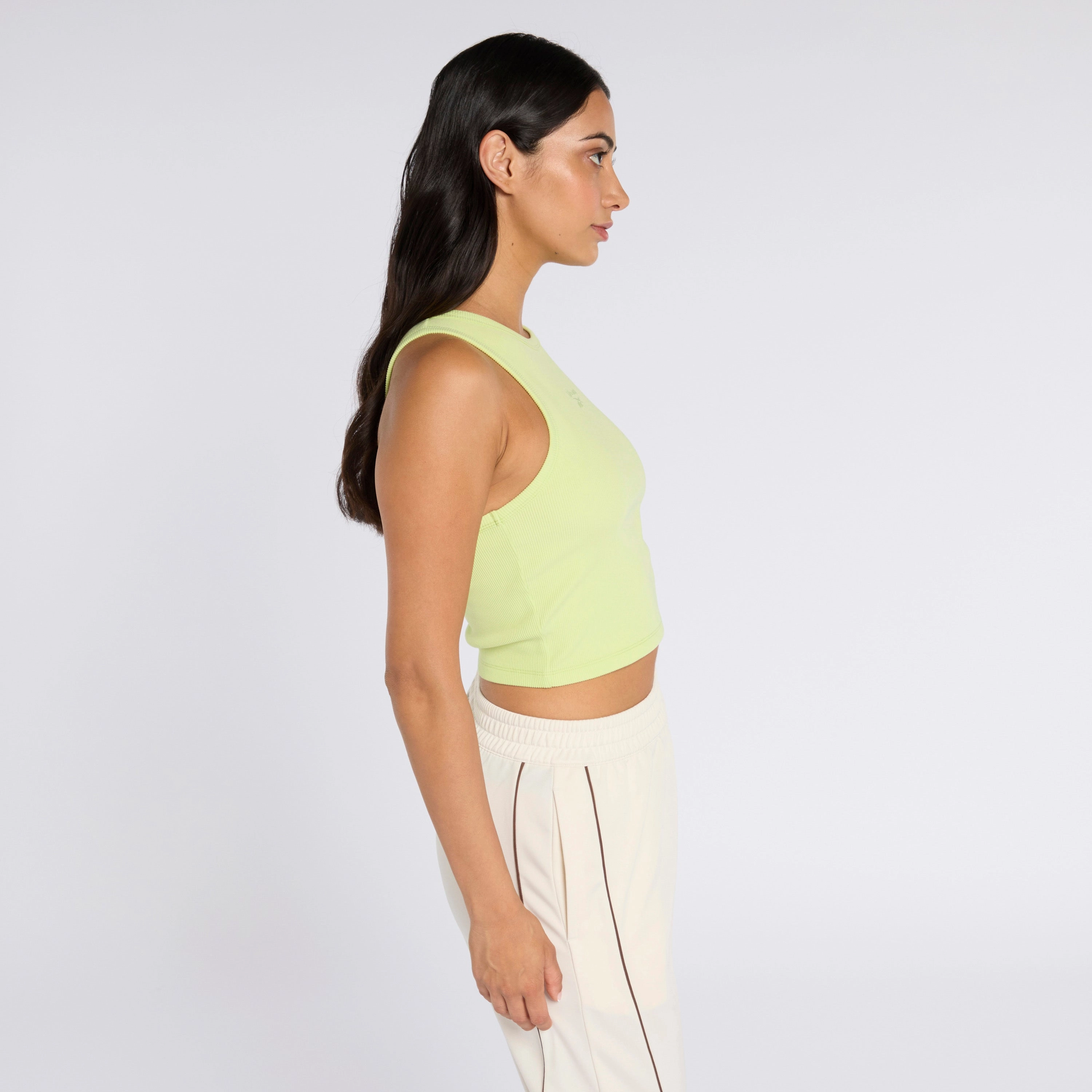 Ribbed Tank Astro Lime