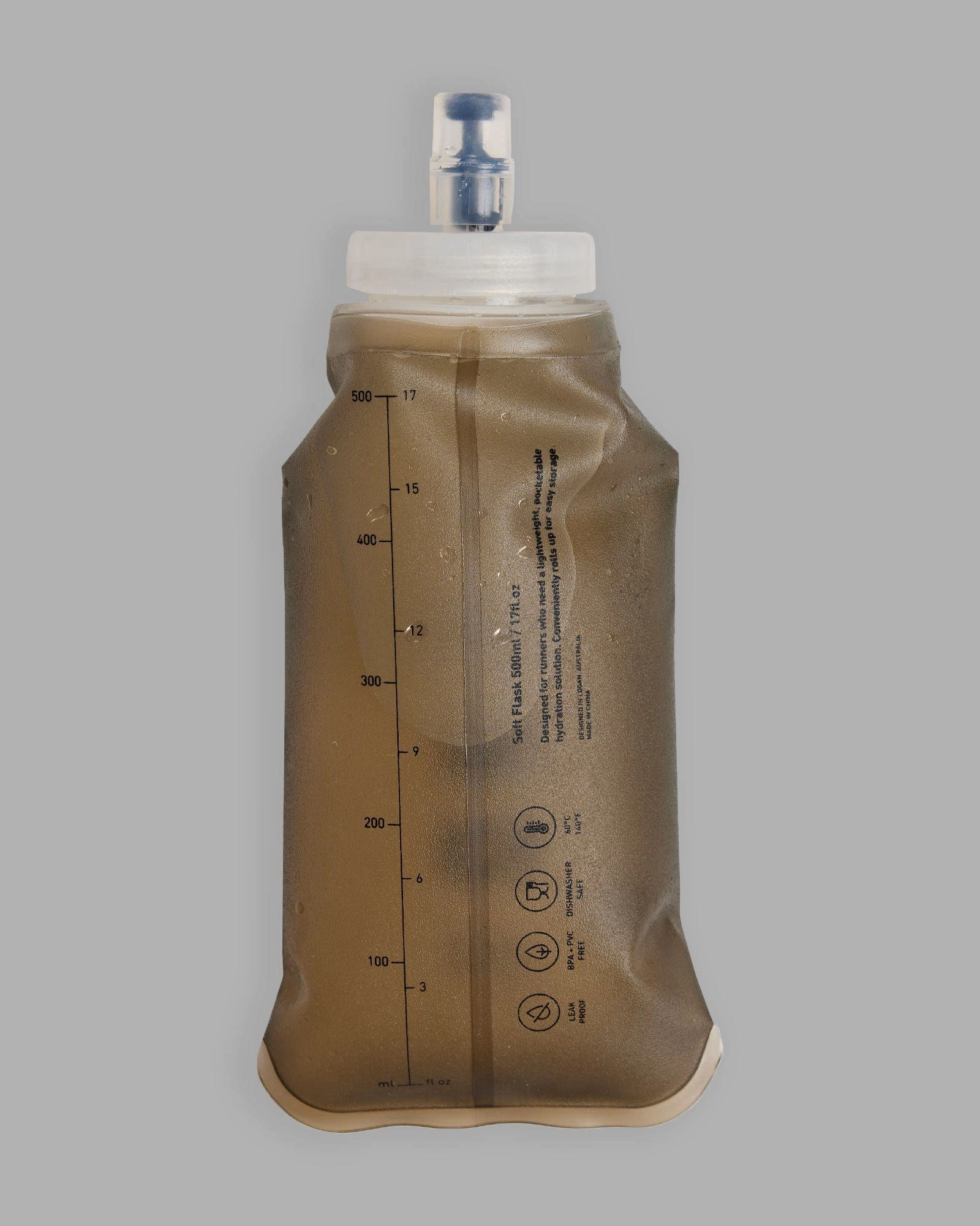 Soft Flask 500ml - Grey-Black