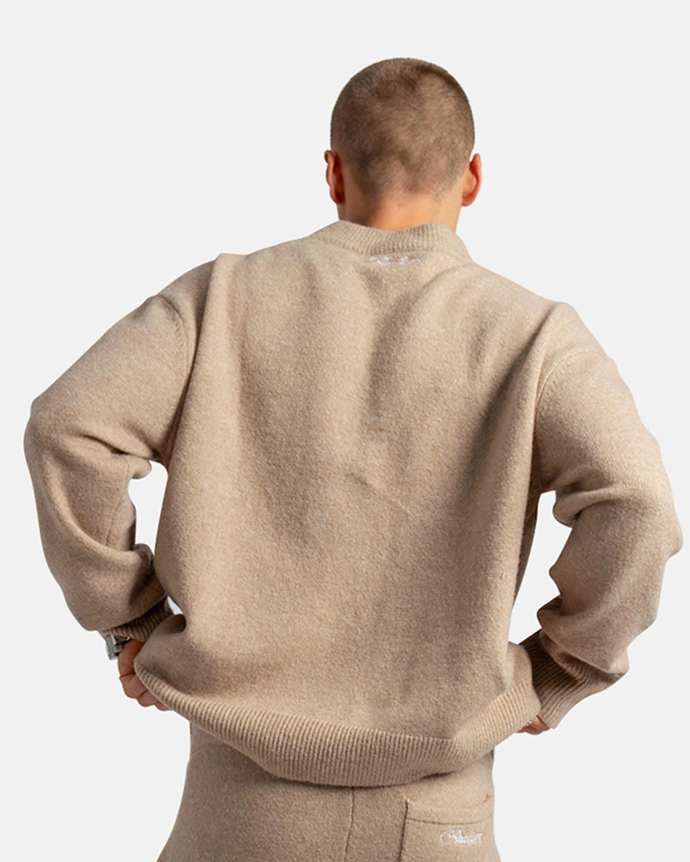 SSS REALISM RADIANT KNIT CREWNECK SAND