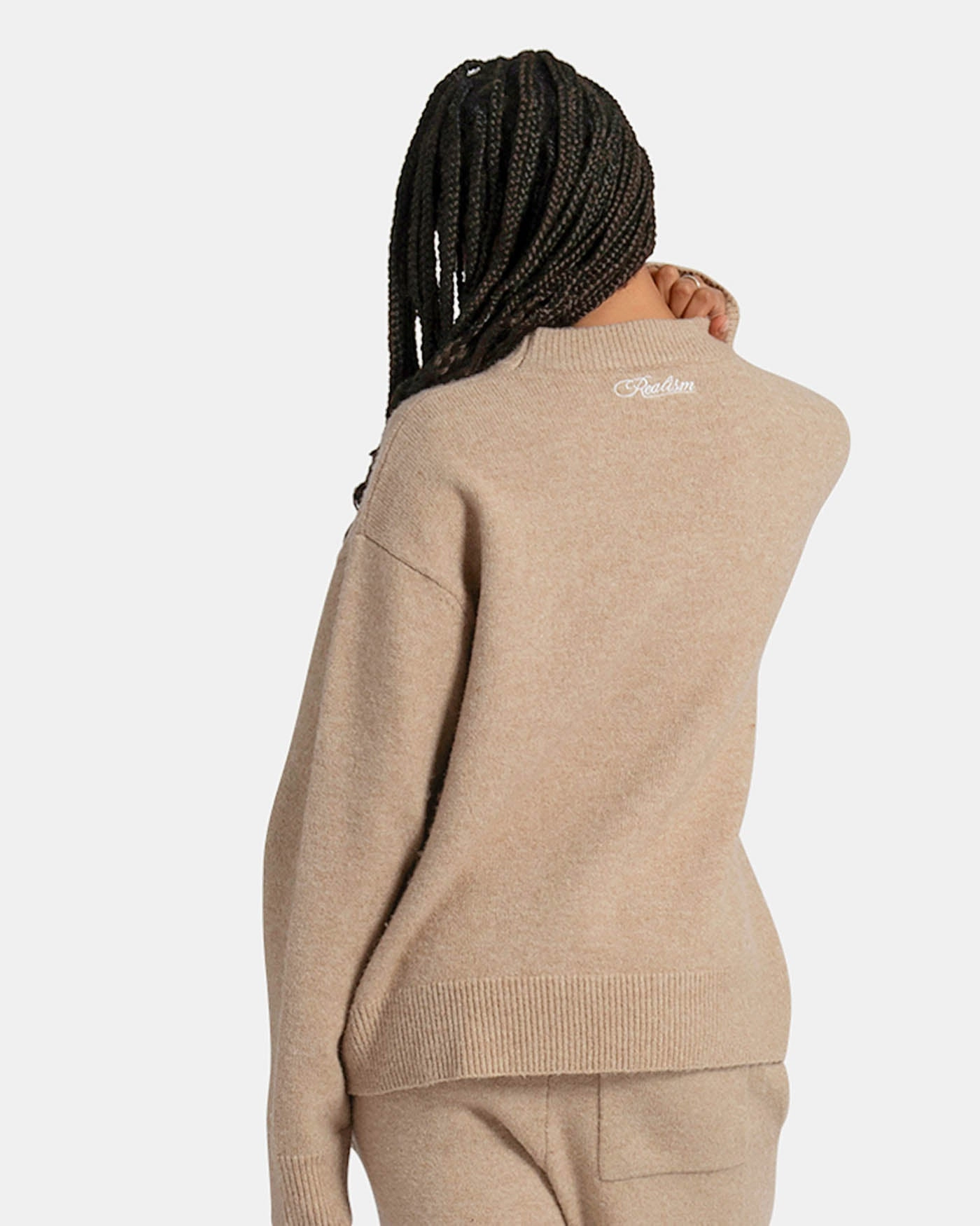 SSS REALISM RADIANT KNIT CREWNECK SAND