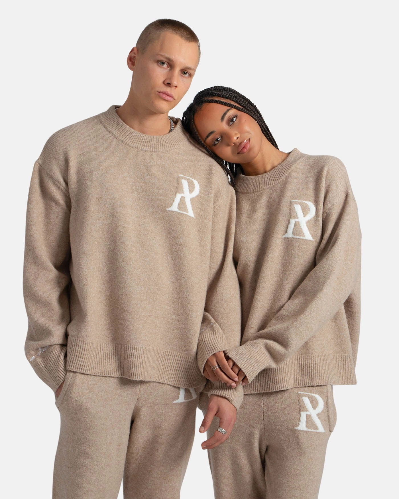 SSS REALISM RADIANT KNIT CREWNECK SAND