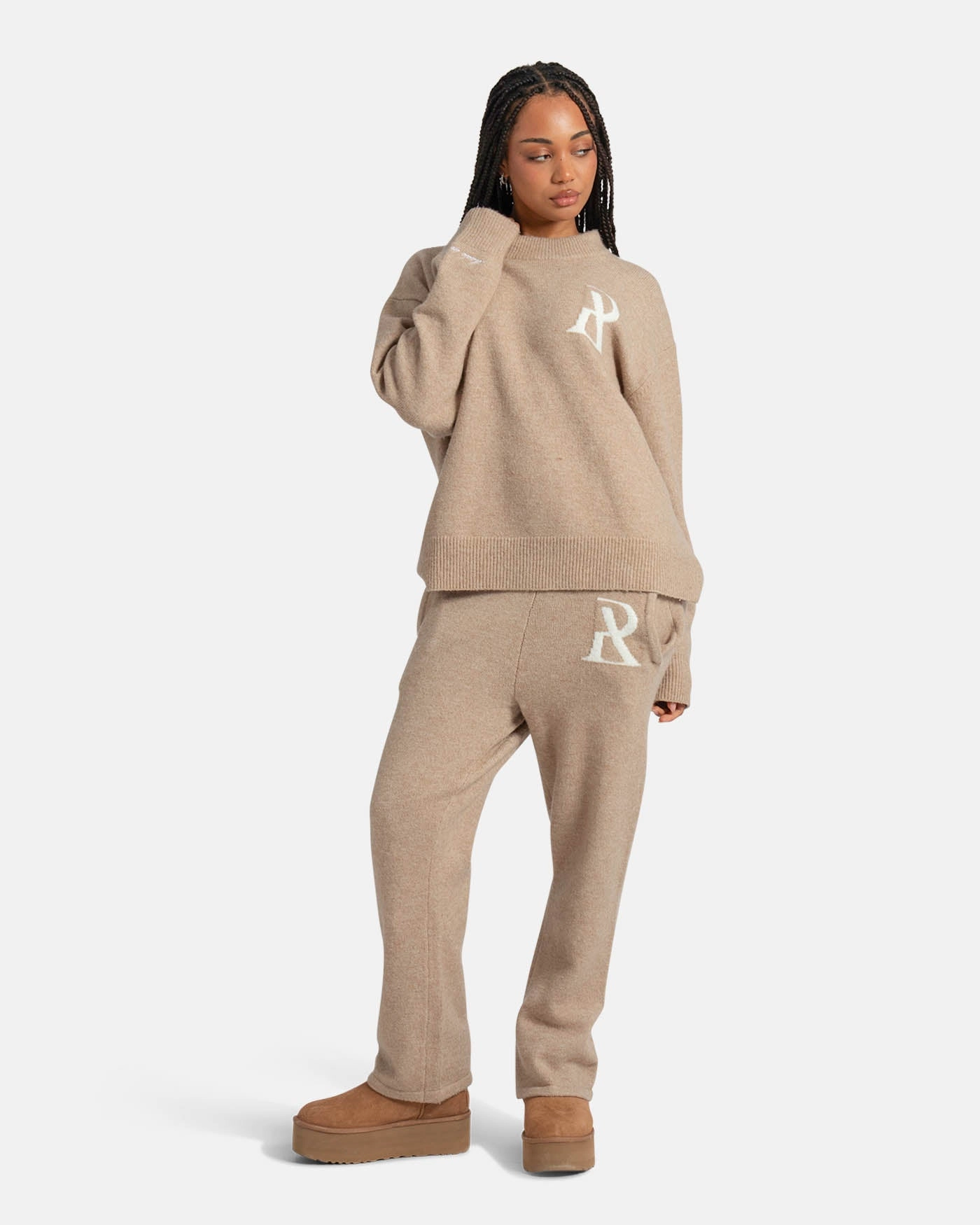SSS REALISM RADIANT KNIT CREWNECK SAND