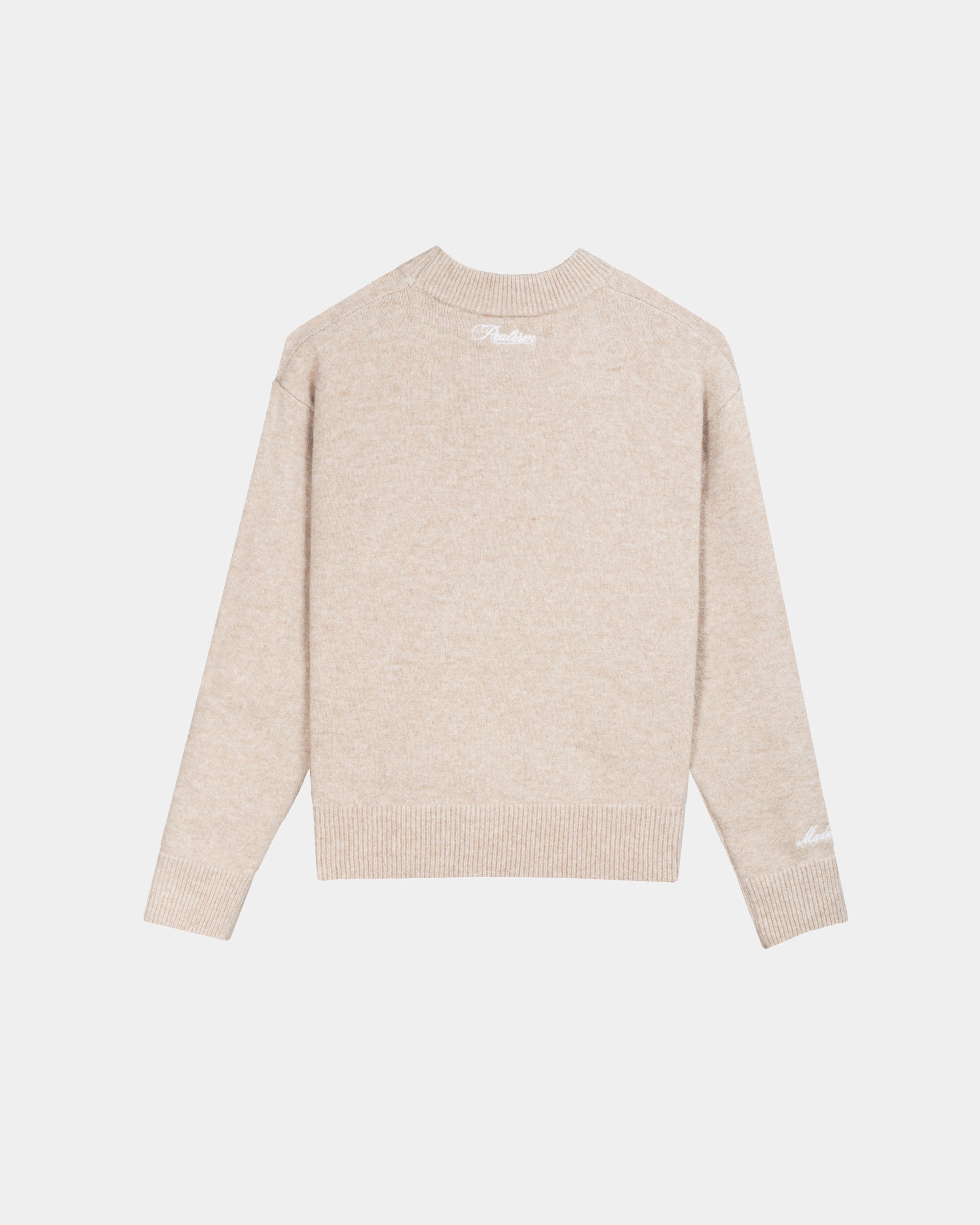 SSS REALISM RADIANT KNIT CREWNECK SAND