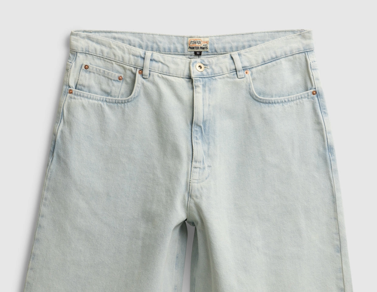 Stan Ray Wide 5 Short / Light Blue Denim