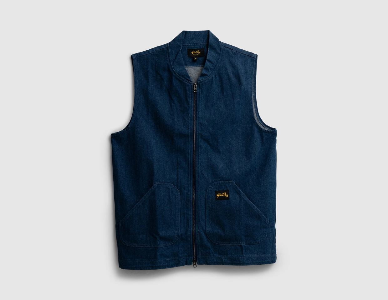 Stan Ray Work Vest / Indigo Denim 12oz