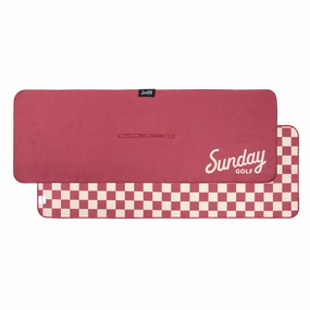 Sunday Golf Tailgate Golf Towel | Seminole Red