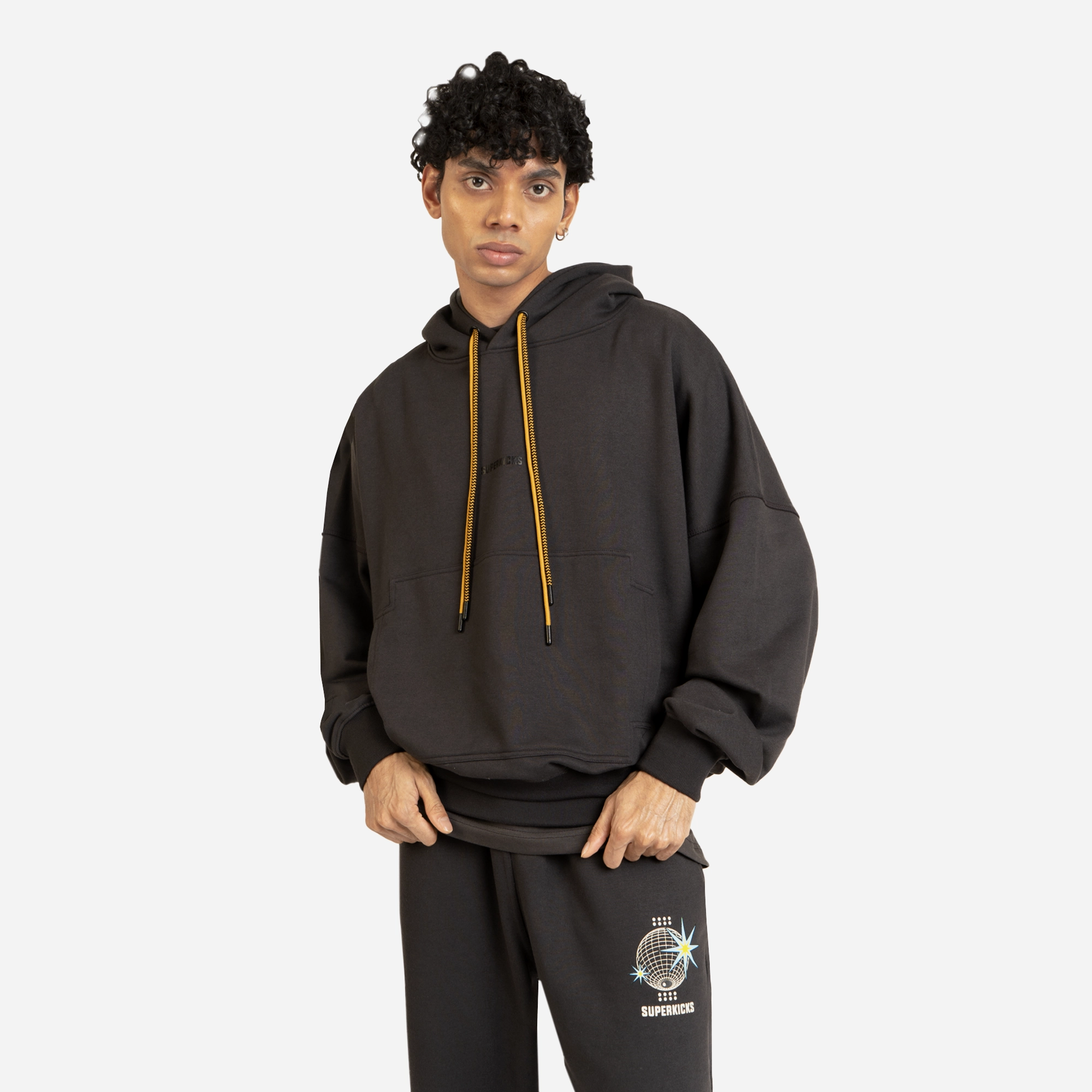 Superkicks | SPACEMAN DISCO HOODIE  { ASPHALT