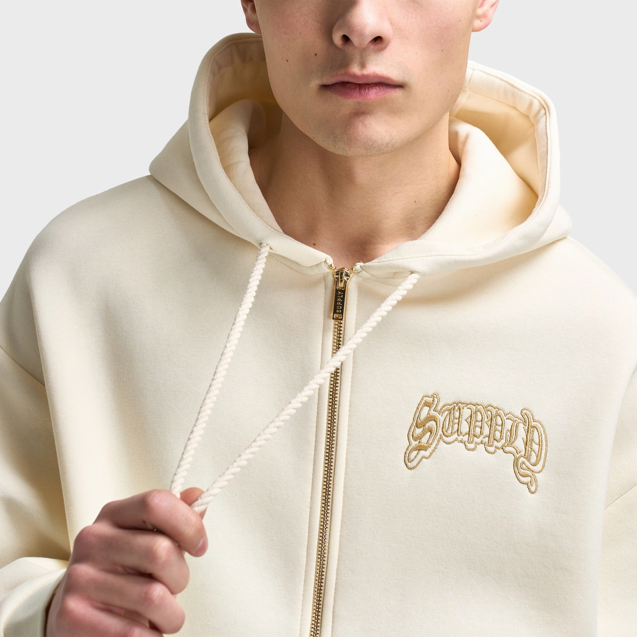 Supply & Demand Barron Full Zip Hoodie / Tofu