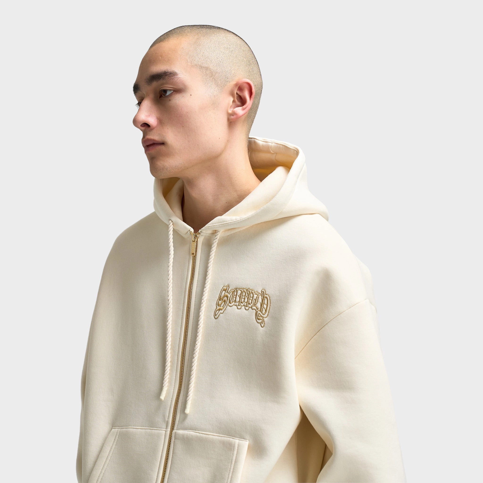 Supply & Demand Barron Full Zip Hoodie / Tofu