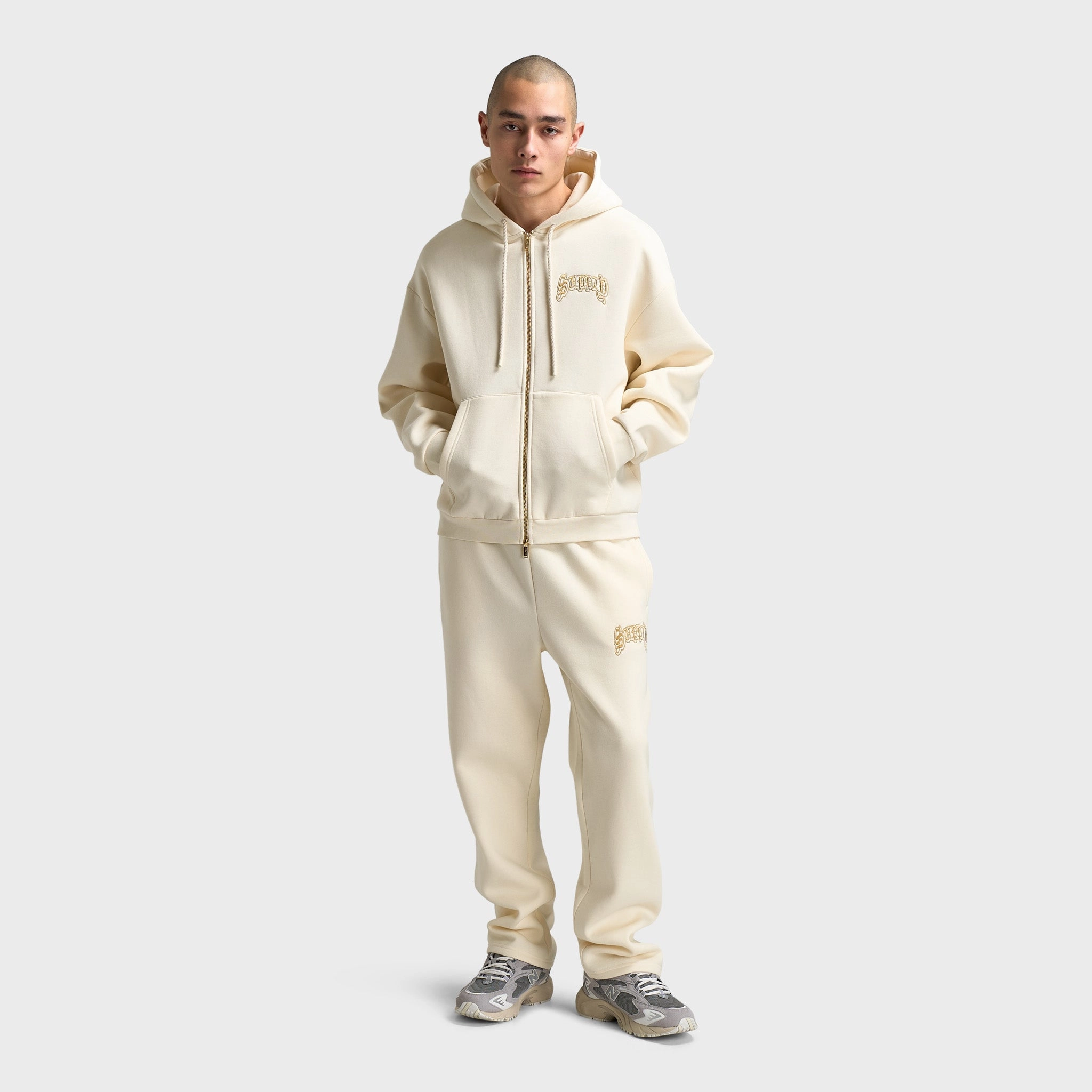 Supply & Demand Barron Full Zip Hoodie / Tofu