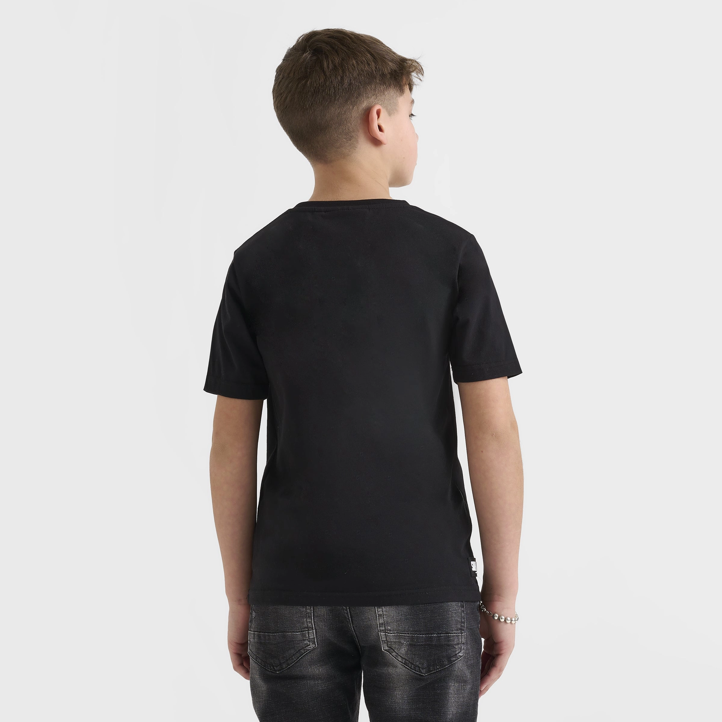 Supply & Demand Junior Boys' Feller Tee Black / Chinese Red