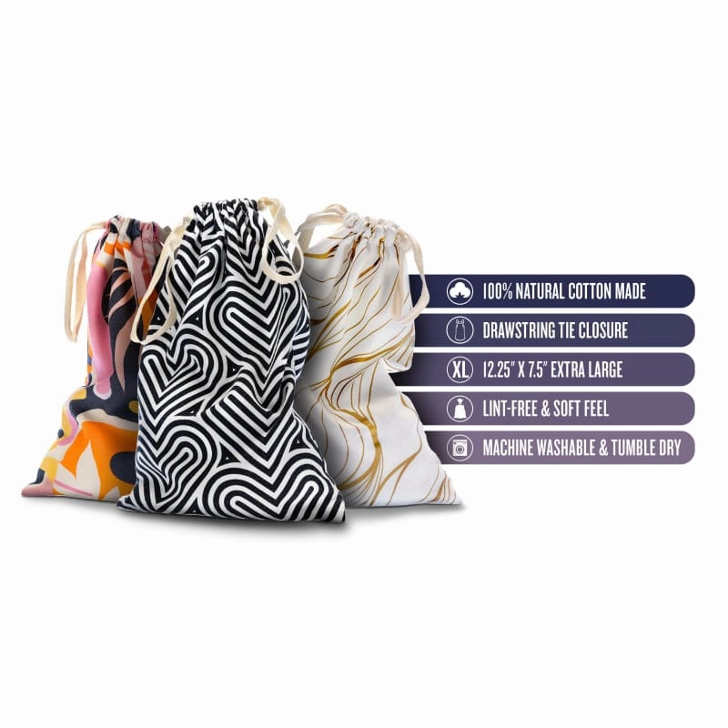 The Collection - Cotton Toy Bag - 18 Pcs Counter Display - Assorted