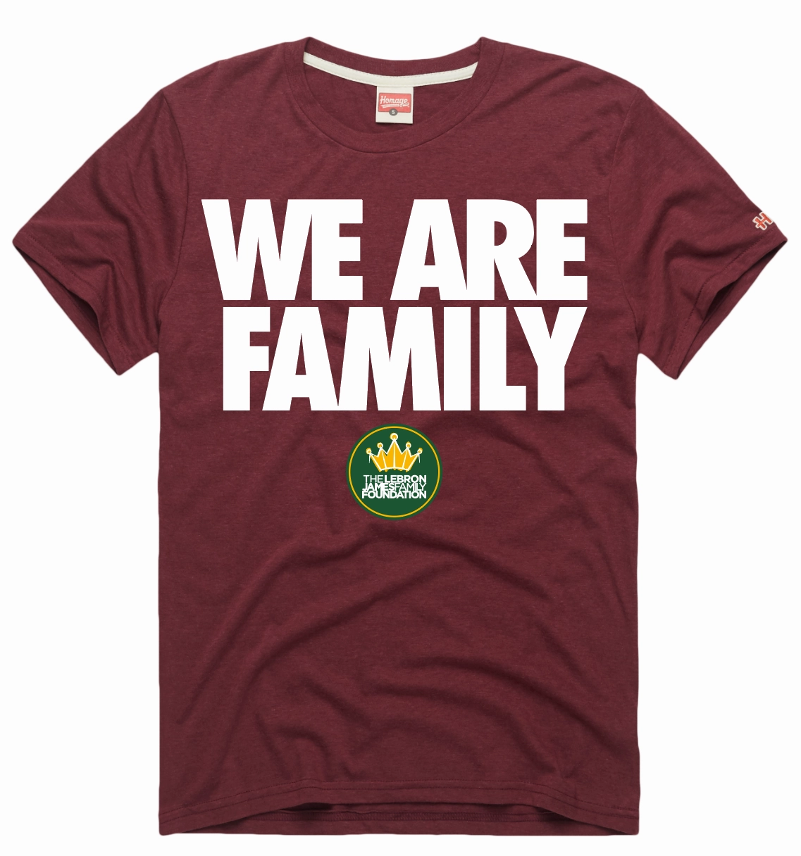 WE ARE FAMILY Homage Shirt (Wine)