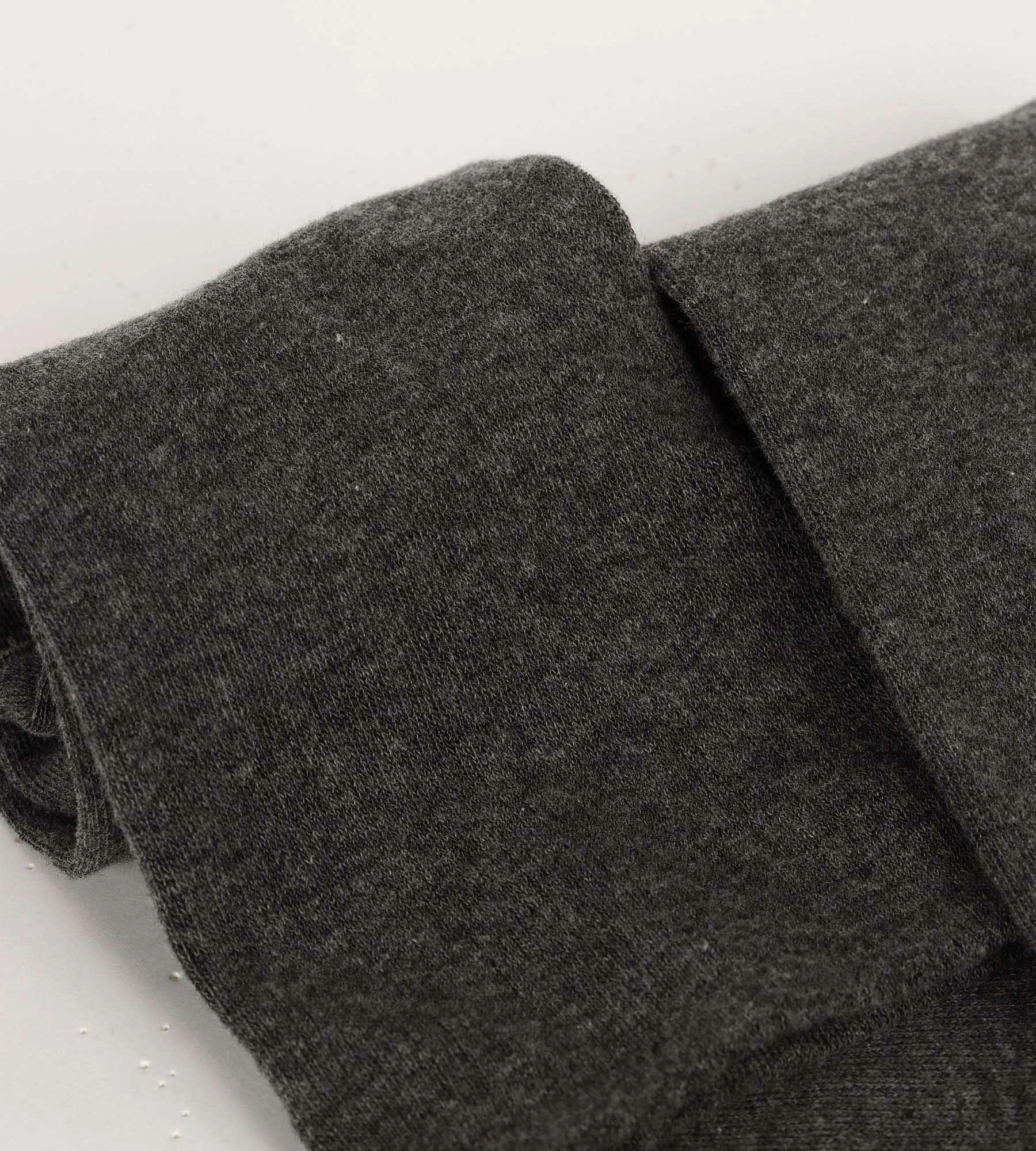 Women's cotton maxi socks Anthracite Chiné Dim