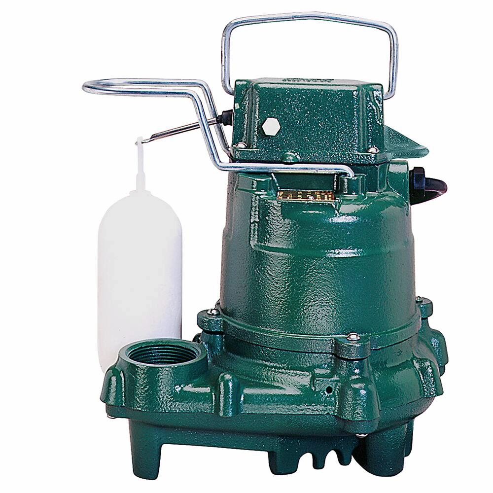 Zoeller 57-0001 Cast Iron Submersible Sump Pump 0.33-HP